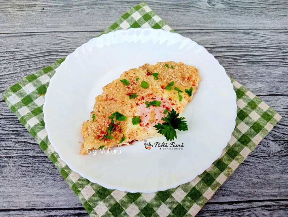 Oua cu mozzarella si susan