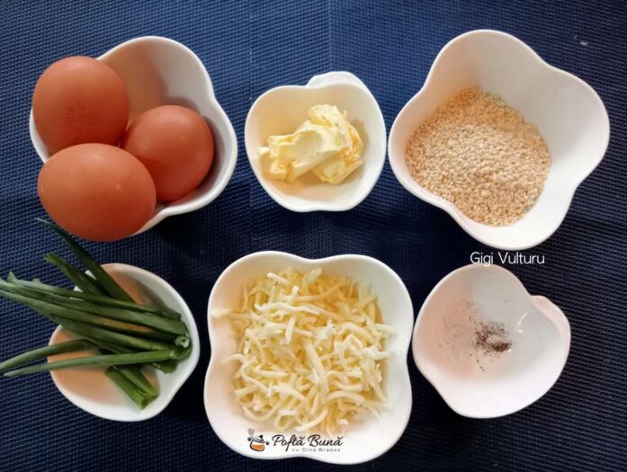 Oua cu mozzarella si susan