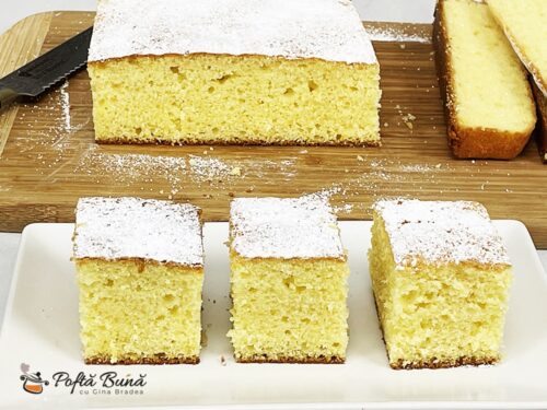 Prajitura cu iaurt si lamaie - prajitura 7 pahare