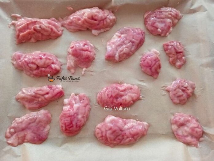 Creier de porc la cuptor Creier de porc la cuptor