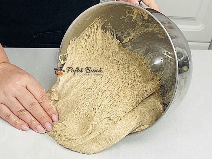 Paine integrala  cu iaurt si  faina alba