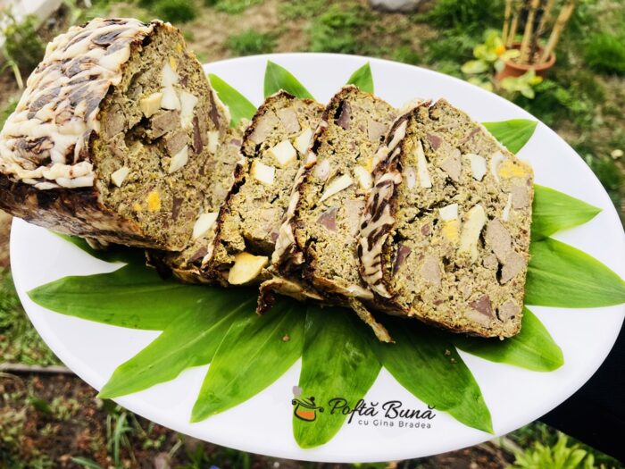 Drob de miel mozaic reteta cu prapur Drob de miel mozaic reteta cu prapur