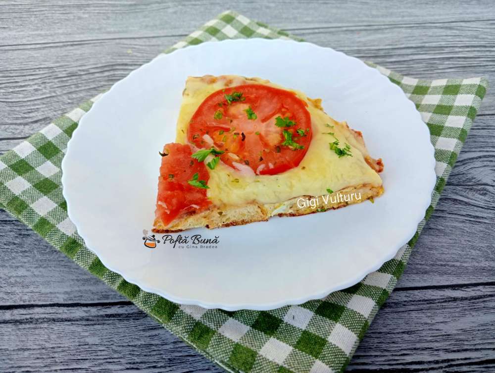 Bagheta cu oua si mozzarella