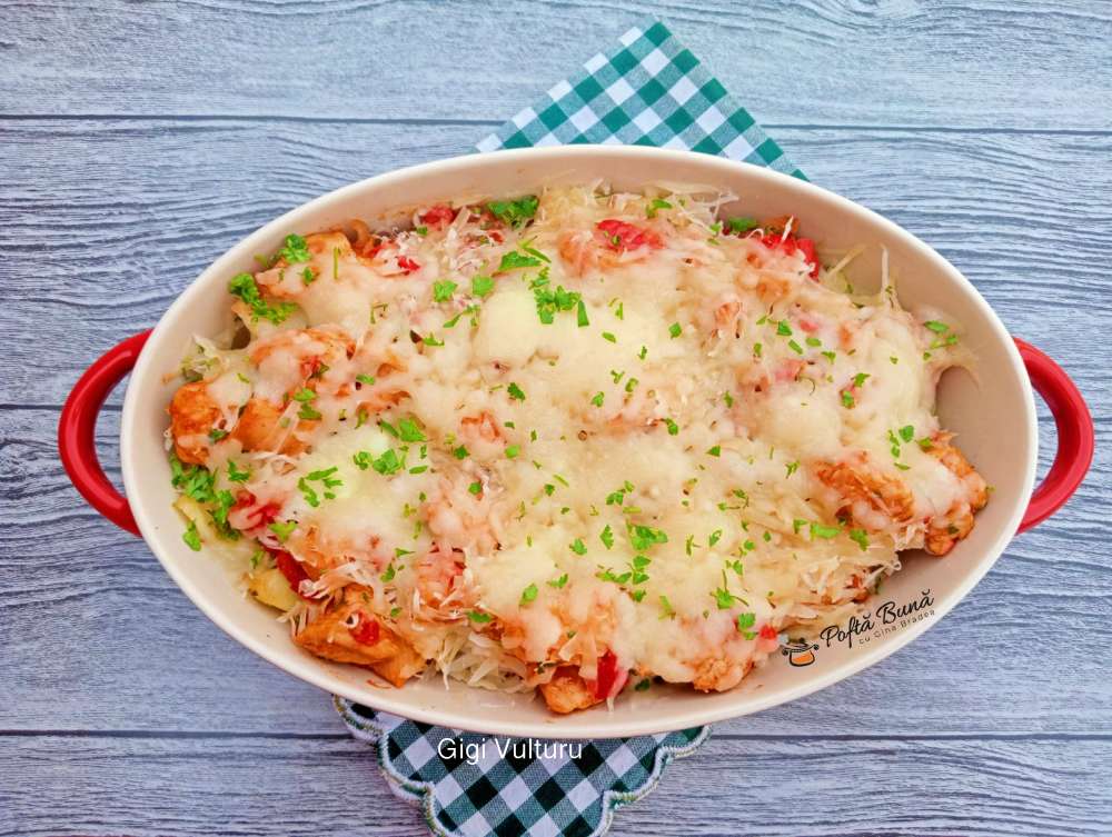 Cartofi la cuptor cu piept de pui cartofi la cuptor cu piept de pui gina bradea 1 - Cartofi la cuptor cu piept de pui