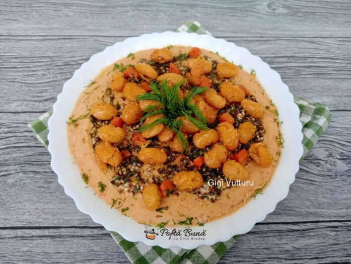 Crema de fasole cu morcovi copti Crema de fasole cu morcovi copti