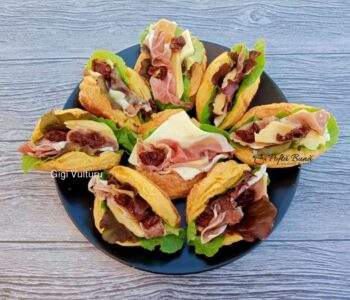 Index retete culinare aperitiv rosii uscate prosciutto reteta gina bradea 2 350x300 - Index retete culinare