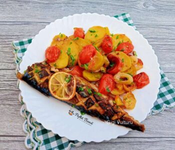 Index retete culinare macrou pe pat de legume reteta gina bradea 2 350x300 - Index retete culinare