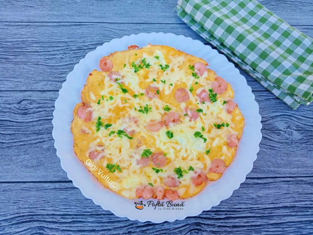 Omleta cu creveti si mozzarella omleta creveti mozzarella reteta gina bradea 2 - Omleta cu creveti si mozzarella