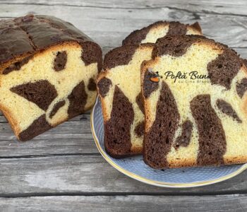 Cozonac cu nuca si cacao - leopard Cozonac cu nuca si cacao - leopard