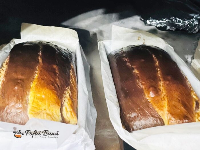 Cozonac cu nuca si cacao - leopard Cozonac cu nuca si cacao leopard reteta gina bradea 3 700x525 - Cozonac cu nuca si cacao - leopard