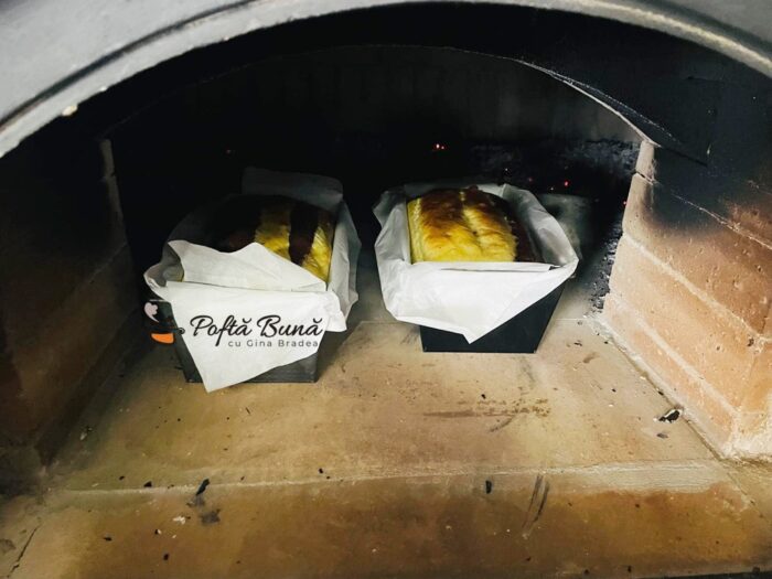 Cozonac cu nuca si cacao - leopard Cozonac cu nuca si cacao leopard reteta gina bradea 4 700x525 - Cozonac cu nuca si cacao - leopard