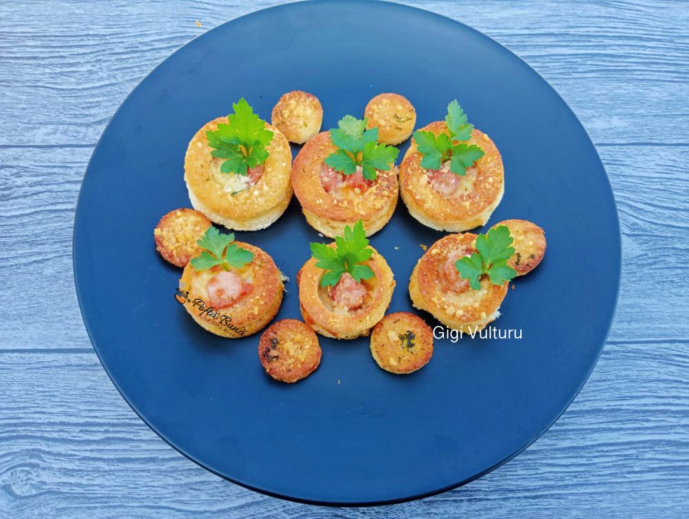 Aperitiv din paine toast