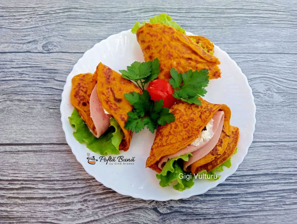 Clatite din morcovi Clatite din morcovi