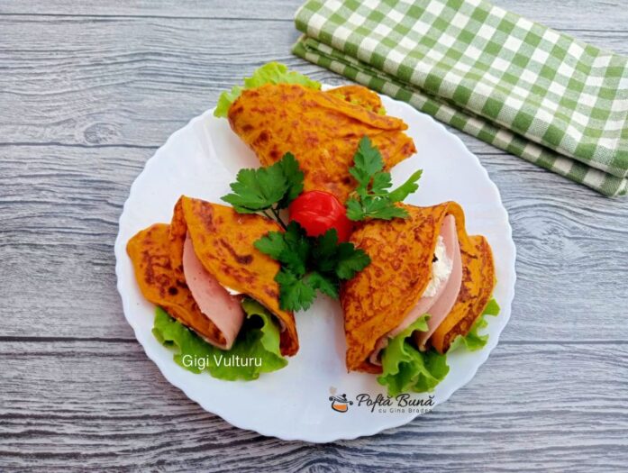 Morcovi la cuptor cu branza clatite din morcovi reteta gina bradea 2 697x525 - Morcovi la cuptor cu branza