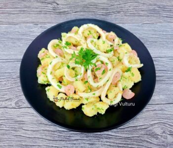 Index retete culinare salata cu fructe de mare si cartofi gina bradea 1 350x300 - Index retete culinare