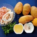 salata cu fructe de mare si cartofi gina bradea 5 150x150 - Salata de cartofi cu inele de calamar si creveti