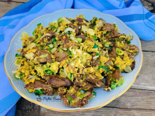 ficatei pui ceapa oua reteta gina bradea 8 500x375 - Omleta cu iarba grasa