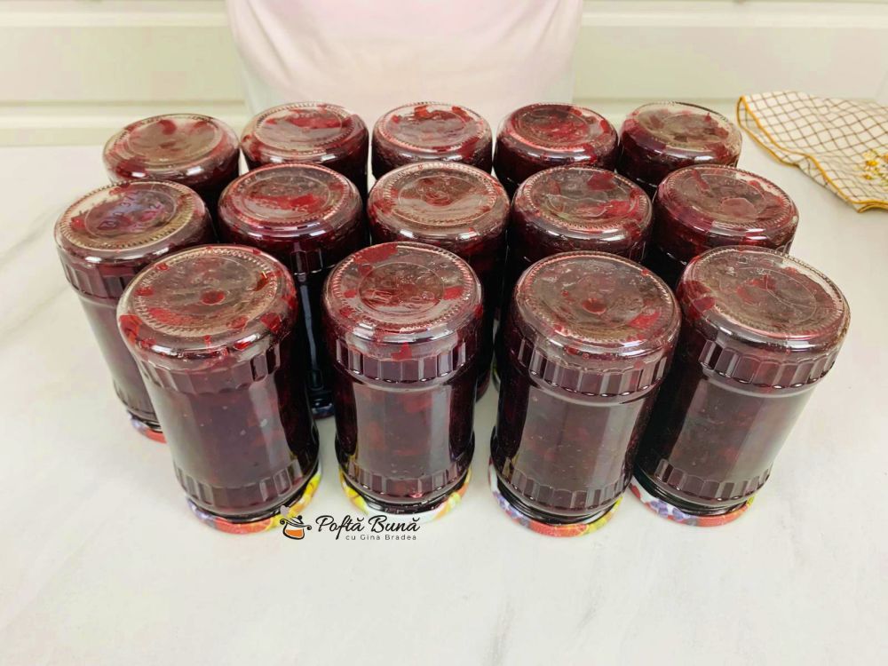 gem visine mere zahar putin indulcitor reteta gina bradea 6 - Gem de visine cu mere, zahar putin sau indulcitor