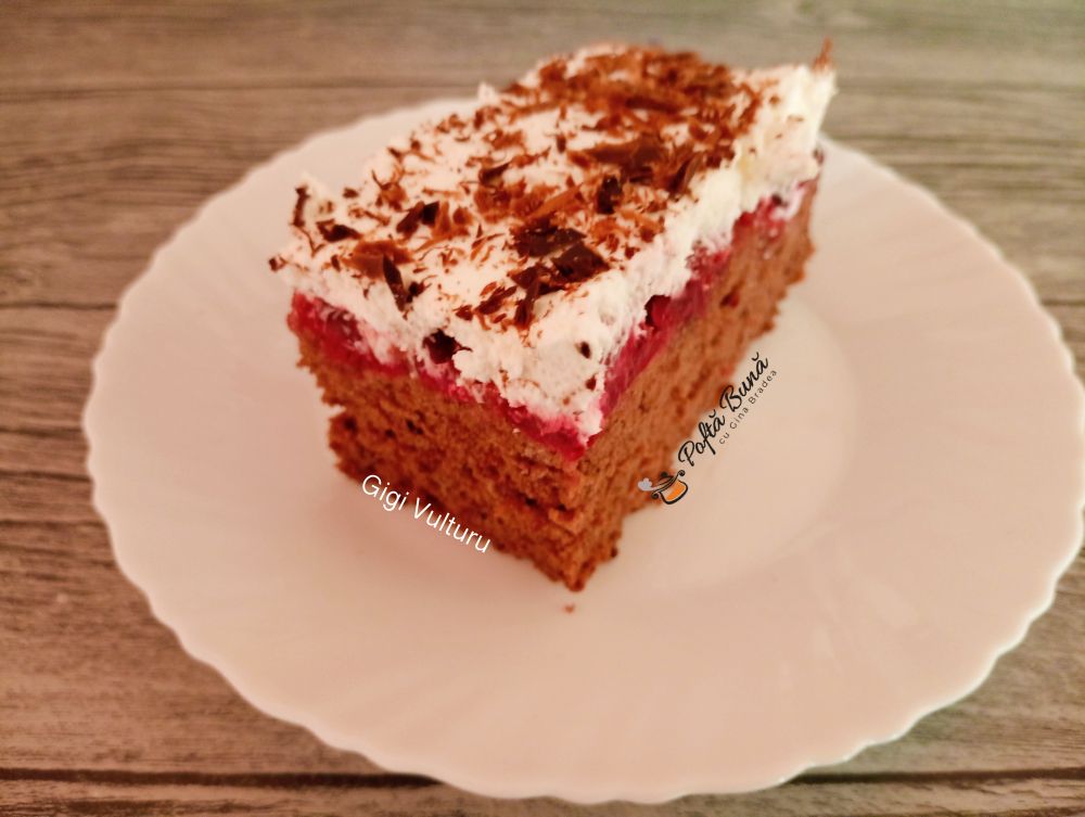 prajitura rasturnata visine gina bradea 1 - Prajitura rasturnata cu visine