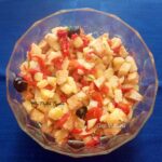 Salata de cartofi cu ardei copt, branza si crutoane salata cartofi ardei copt branza crutoane reteta gina bradea 3 150x150 - Salata de cartofi cu ardei copt, branza si crutoane