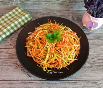 Index retete culinare salata dovlecei cruzi ardei morcov reteta gina bradea 1 350x300 - Index retete culinare