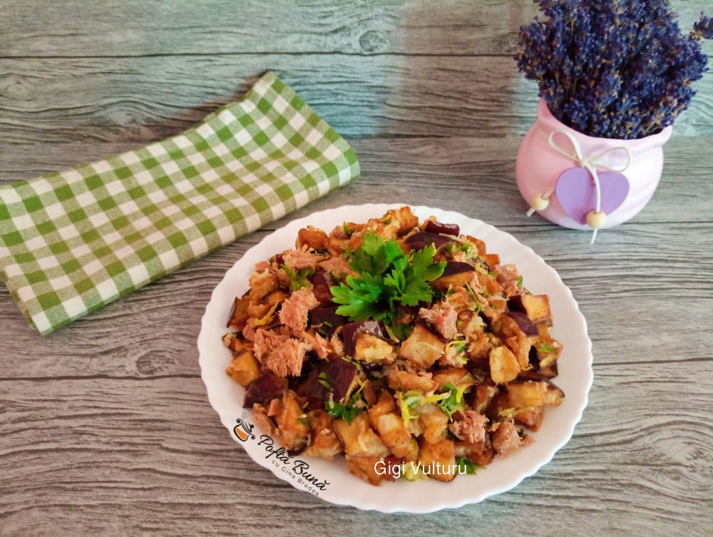 Salata de vinete cu ton Salata de vinete cu ton