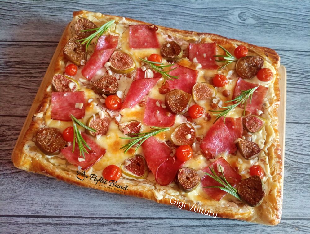 Foietaj cu smochine si crema de branza foietaj cu smochine crema branza reteta gina bradea 1 - Foietaj cu smochine si crema de branza