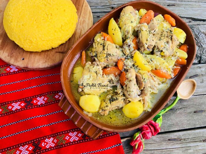 Ostropel alb de pui Ostropel alb de pui