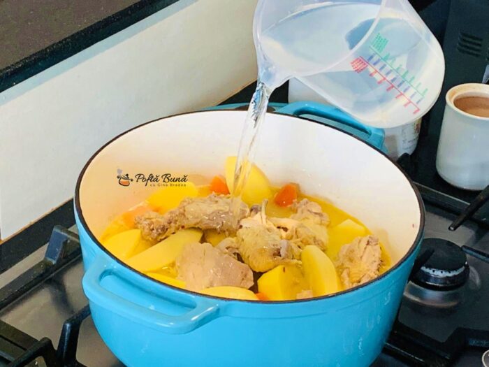 Ostropel alb de pui inabusit reteta moldoveneasca ostropel alb pui inabusit reteta moldoveneasca gina bradea 4 700x525 - Ostropel alb de pui inabusit reteta moldoveneasca