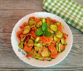 Index retete culinare salata din morcovi castraveti susan reteta gina bradea 3 350x300 - Index retete culinare