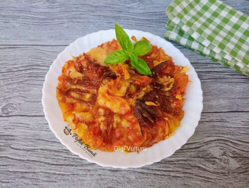 Index retete culinare tarta flori dovlecei mozzarella salam reteta gina bradea 6 500x377 - Index retete culinare