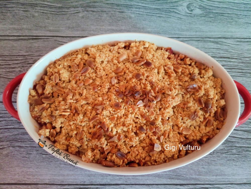 Crumble din nectarine crumble din nectarine reteta gina bradea 2 - Crumble din nectarine