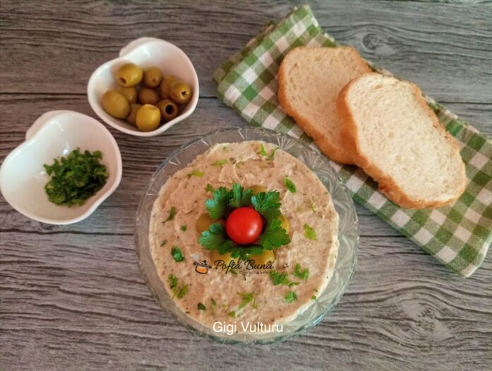 Pasta de fasole cu masline verzi Pasta de fasole cu masline verzi