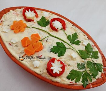 Salata boeuf reteta cu piept de pui si mazare