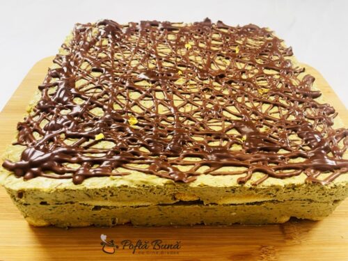 Tiramisu Dubai cu fistic si ciocolata