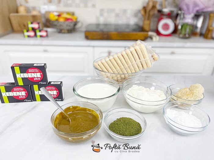 Tiramisu Dubai cu fistic si ciocolata Tiramisu dubai cu fistic si cadaif reteta gina bradea 7 700x525 - Tiramisu Dubai cu fistic si ciocolata