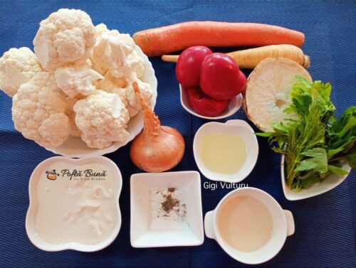 Ciorba de conopida cu smantana ciorba conopida smantana reteta gina bradea 2 500x377 - Ciorba de conopida cu smantana