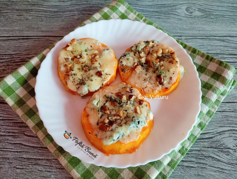 dovleac gorgonzola cuptor reteta gina bradea 1 - Dovleac cu gorgonzola la cuptor