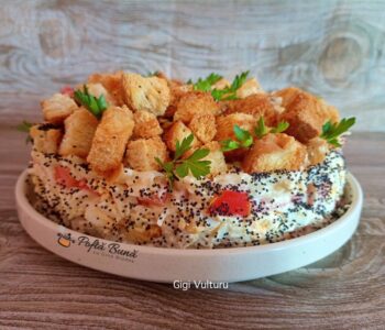 Index retete culinare salata piept pui oua crutoane mac reteta gina bradea 2 350x300 - Index retete culinare