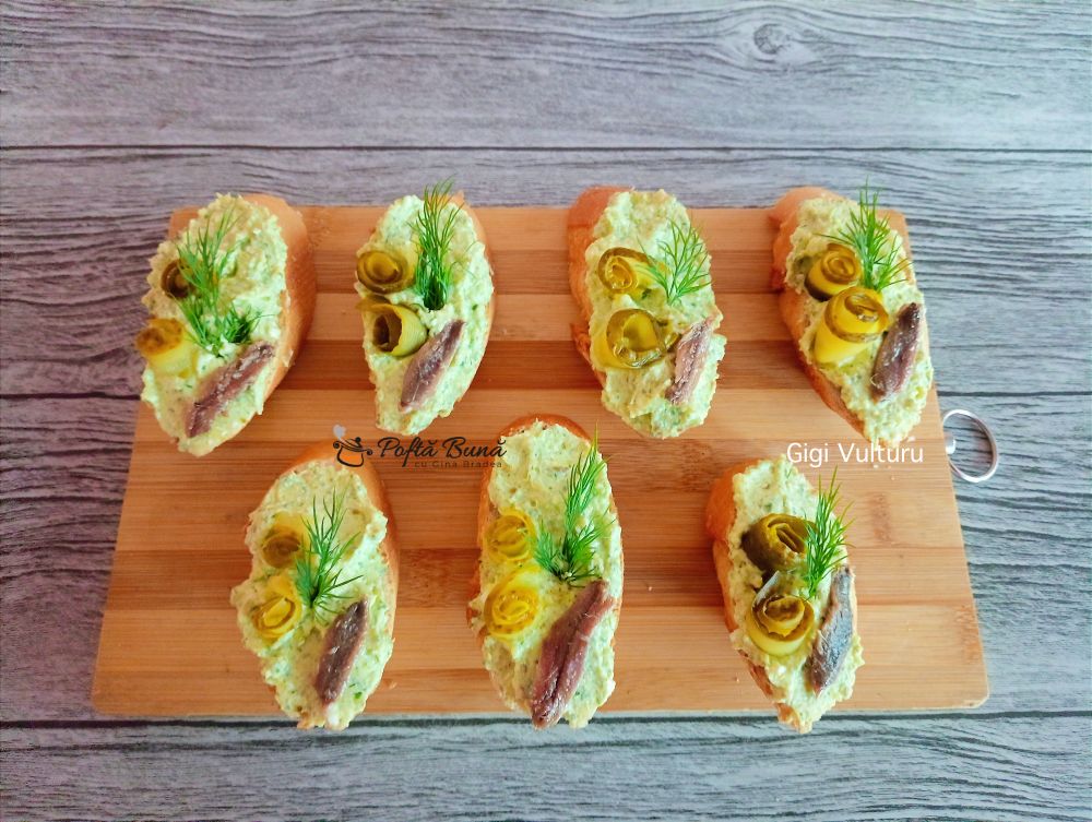 sandvisuri cu ansoa reteta gina bradea 1 - Sandvisuri cu ansoa