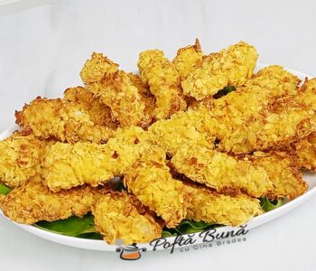 Degetele de pui la cuptor Degetele de pui la cuptor