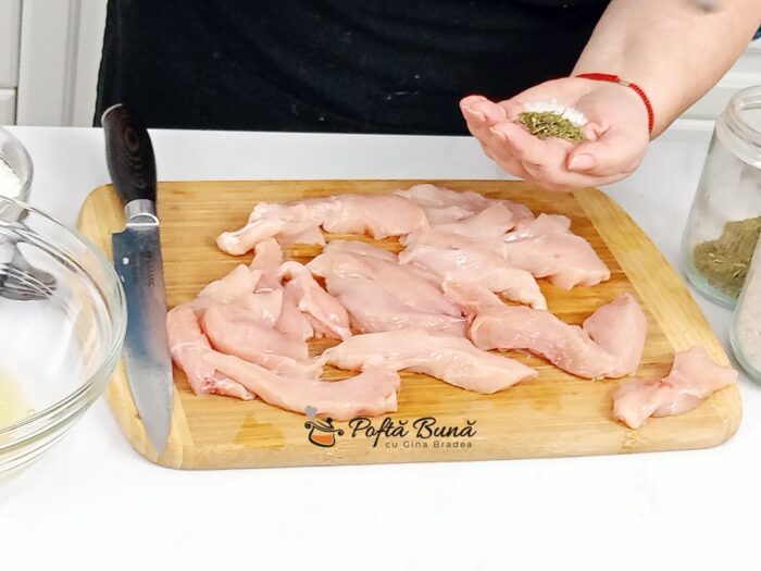 Degetele de pui la cuptor