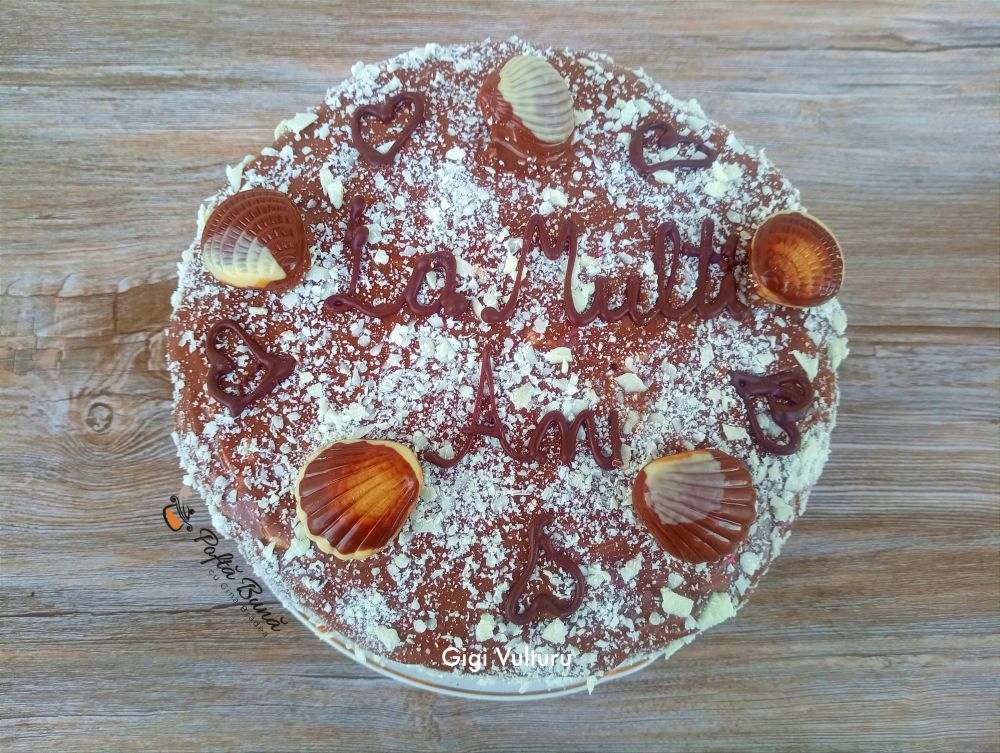 Tort cu ciocolata si fistic tort ciocolata fistic reteta gina bradea 4 - Tort cu ciocolata si fistic