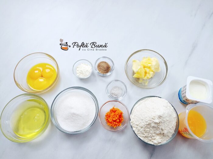 Chec cu portocale pufos reteta gina bradea 2 700x525 - Chec cu portocale