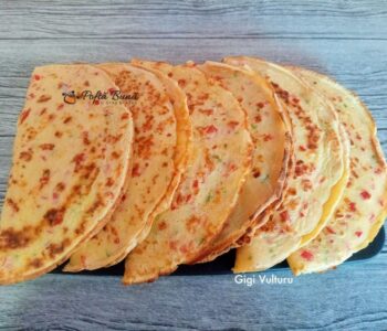 Index retete culinare clatite aperitiv ardei cascaval reteta gina bradea 2 350x300 - Index retete culinare