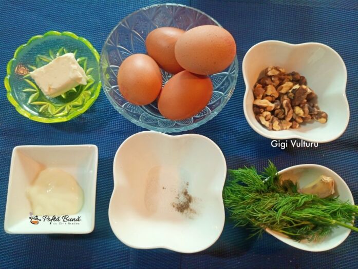 Crema tartinabila din oua fierte