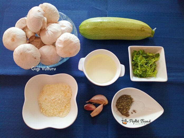 Sote de dovlecei cu ciuperci