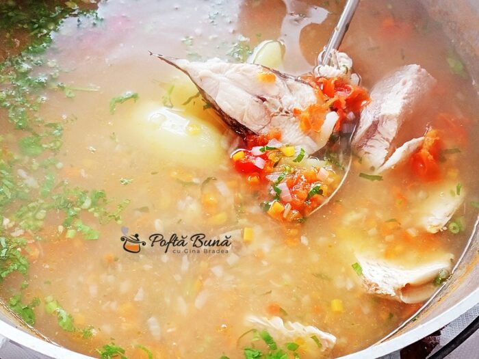 Ciorba de peste reteta din Delta Dunarii