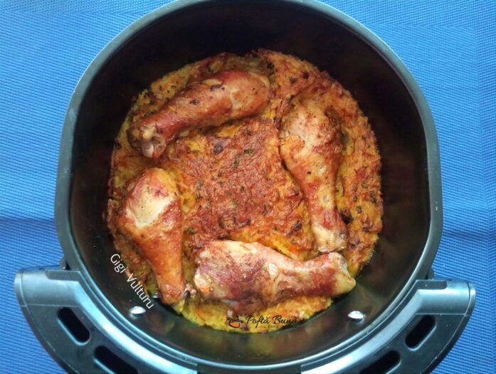 Orez cu ciuperci si ciocanele la cuptor