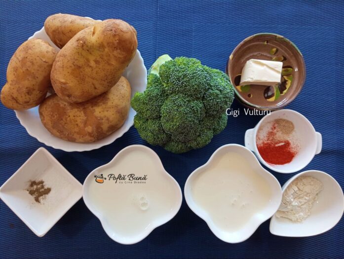 Cartofi cu broccoli si smantana cartofi broccoli smantana reteta gina bradea 3 697x525 - Cartofi cu broccoli si smantana